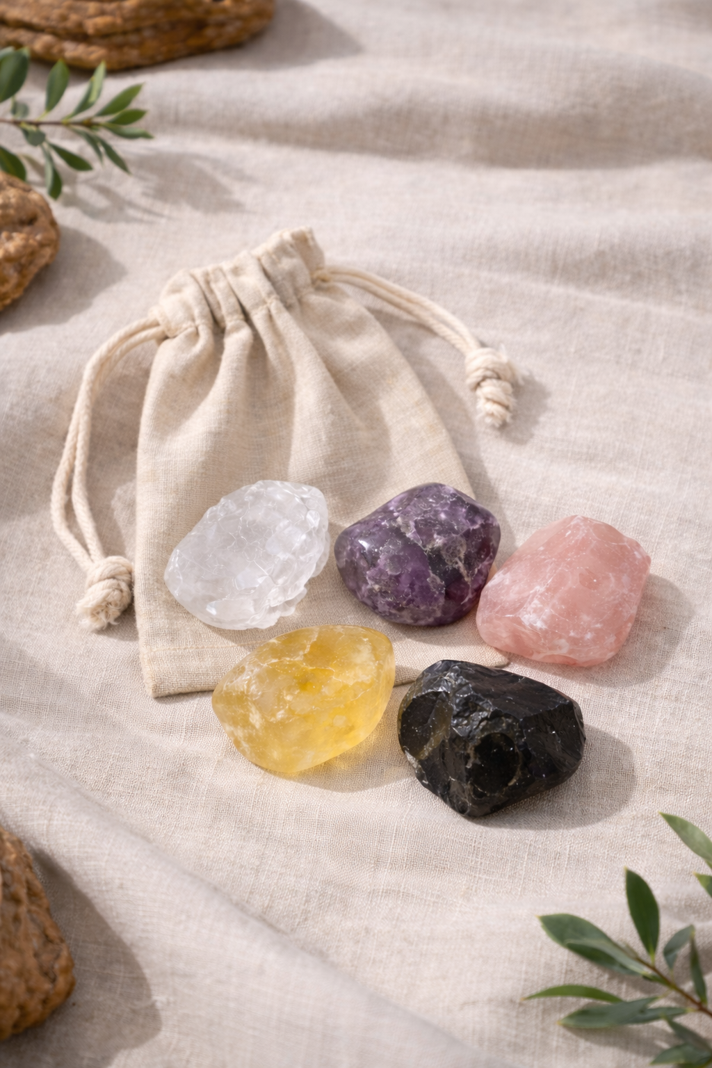 Kit de Cristales Naturales Crudos